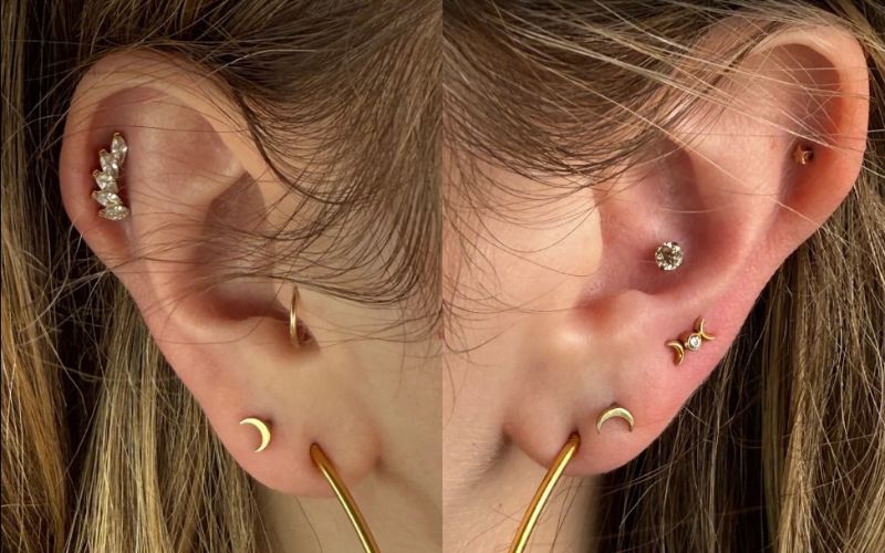 Ear Piercings with Feedback for Vanessa